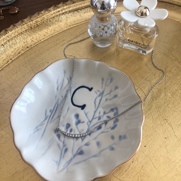 Fossil Smile Necklace Silver color - Picture 1 of 3